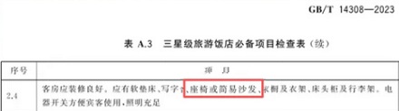酒店双人间为什么总是只有一把椅子？